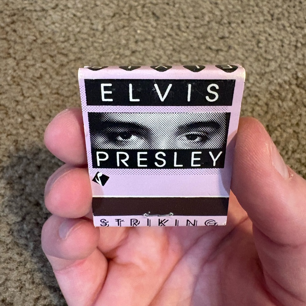 Vintage 1990 Elvis Presley Matches - Picture 2 of 5